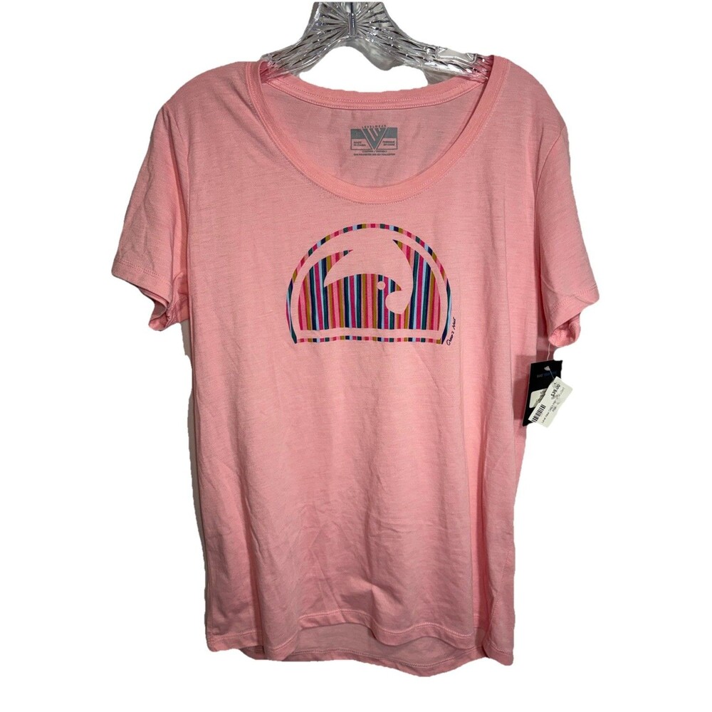 Levelwear US Daily Premium Light Pink Woman’s T-shirt Crews Nest NWT XL